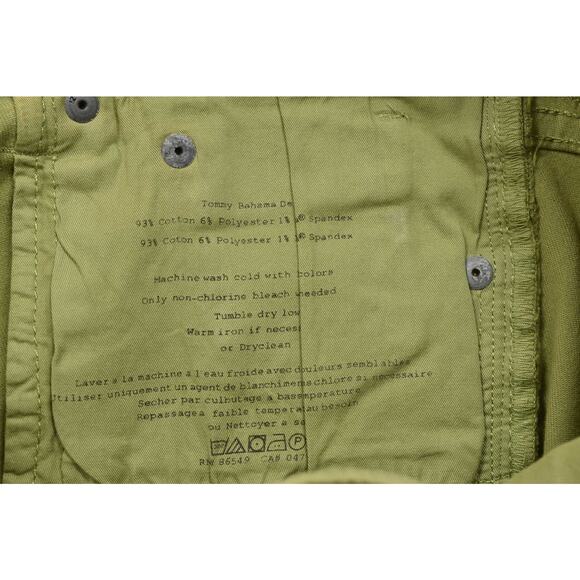 Tommy Bahama Women's Grambecy Twill Crop Jeans Palm Green Size 2 Cotton NWT - Picture 2 of 8